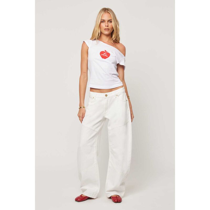 Abrand 99 Barrel Jean White Gold image number 3